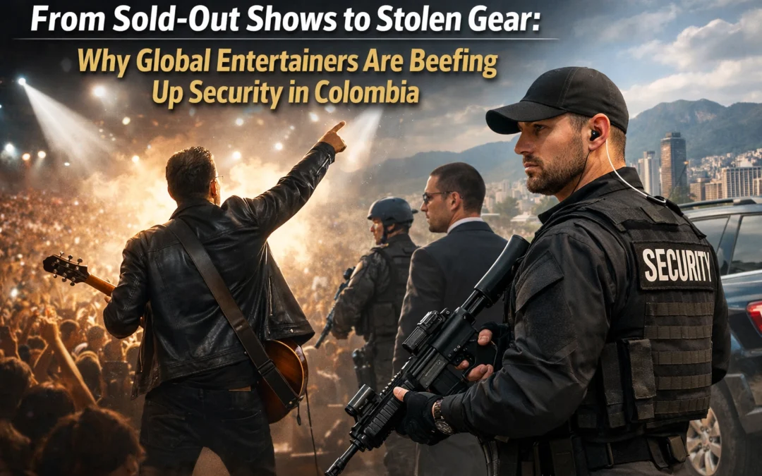 From Sold-Out Shows to Stolen Gear: Why Global Entertainers Are Beefing Up Security in Colombia