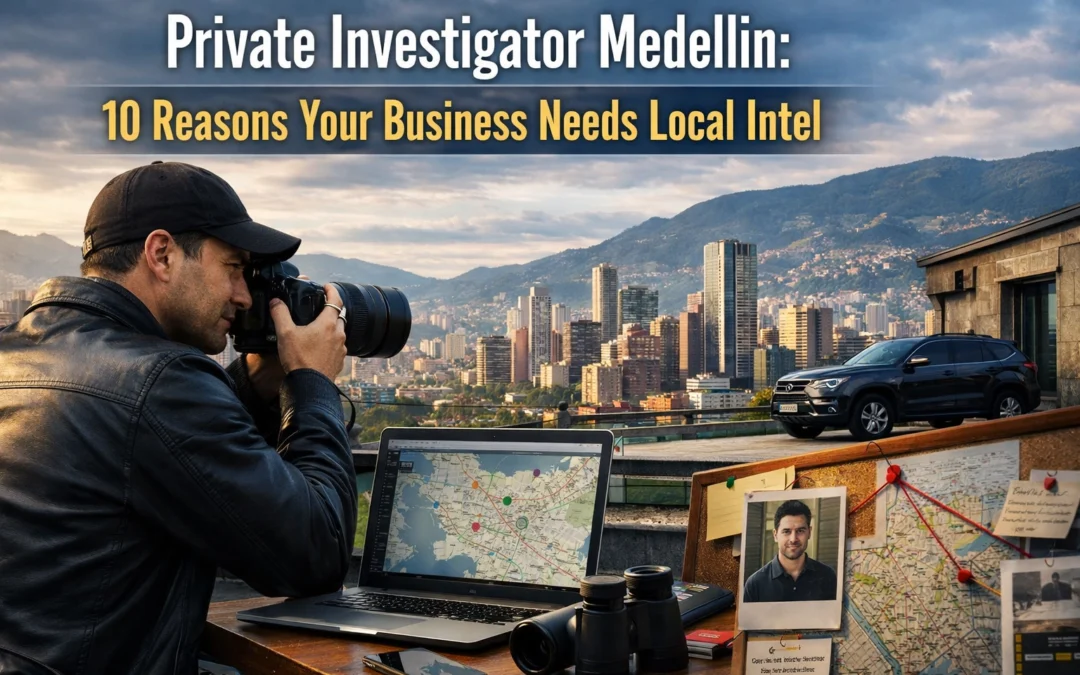 Private Investigator Medellin: 10 Reasons Your Business Needs Local Intel
