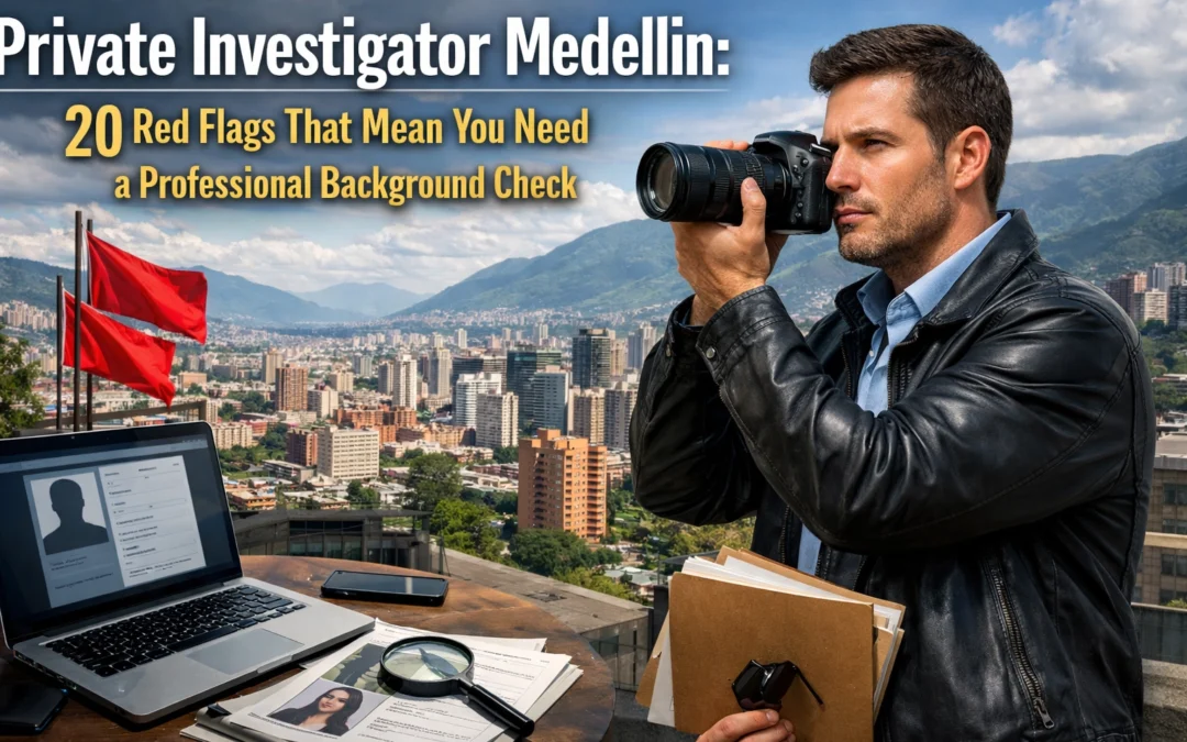 Private Investigator Medellin: 20 Red Flags That Mean You Need a Professional Background Check