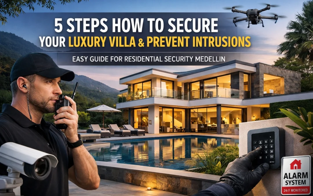 5 Steps How to Secure Your Luxury Villa and Prevent Intrusions (Easy Guide for Residential Security Medellin)