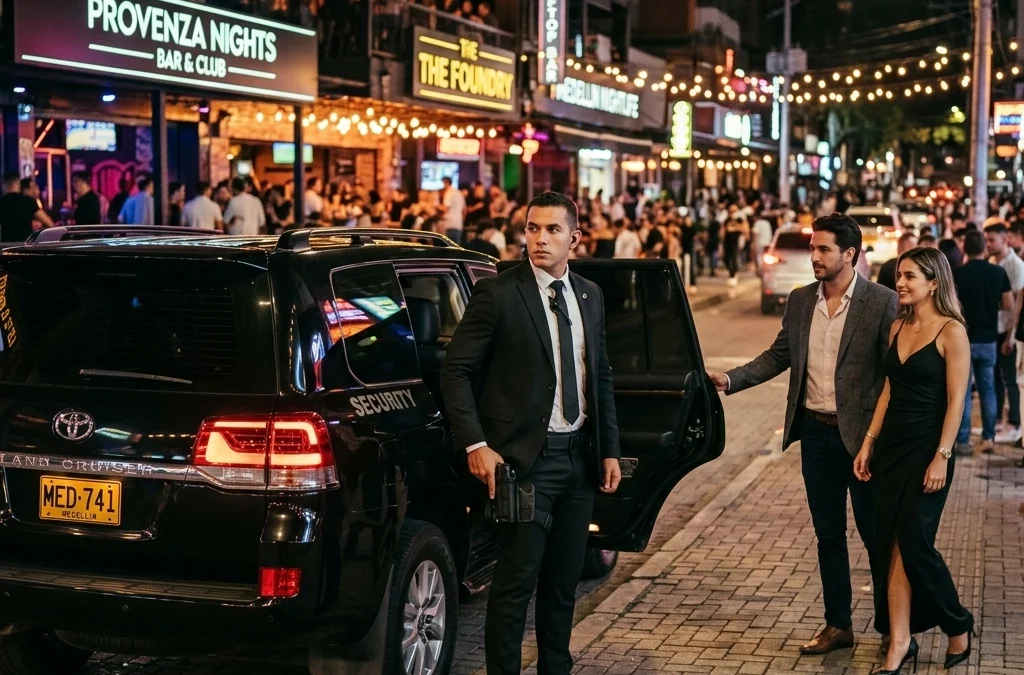 Secure Nightlife Transportation: Why You Need an Armed Driver for El Poblado and Provenza